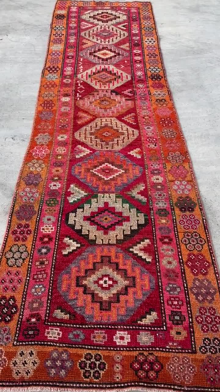 shooting star Herki Rug ヴィンテージラグ トルコラグ shooting star